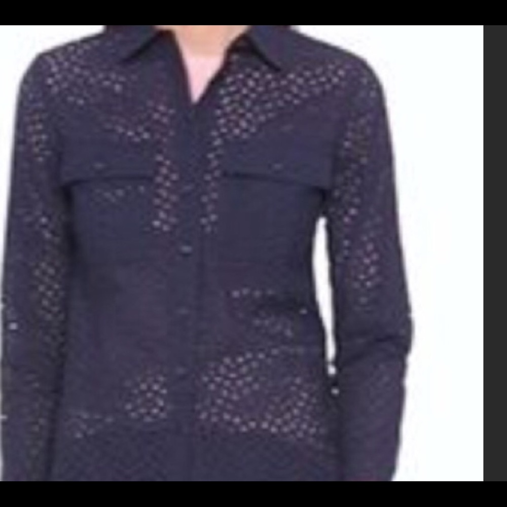 Banana Republic eyelet lace shirt